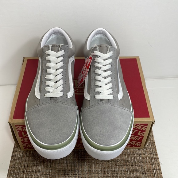 Vans Old Skool Stacked pastel Drizzle true white platform - Picture 3 of 10